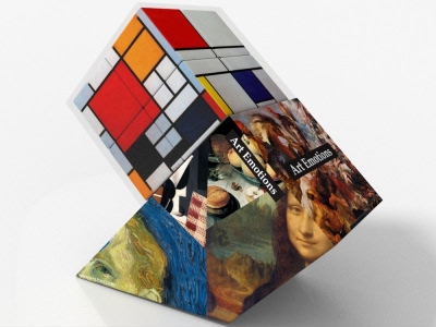 V-Cube 2x2 Mondrian Piatto