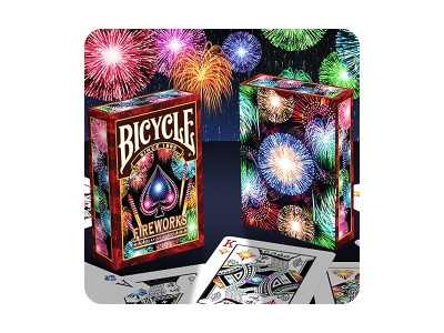 Carte Bicycle Fireworks