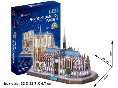 Puzzle 3D Notre Dame Parigi