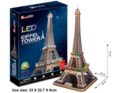 Puzzle 3D Torre Eiffel Led