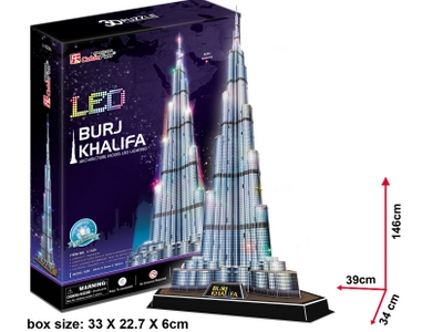 Puzzle 3D Burj Khalifa Dubai
