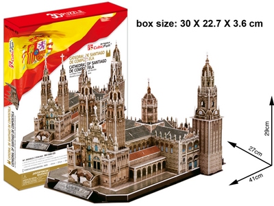 Puzzle 3D Cattedrale di Santiago di Compostela