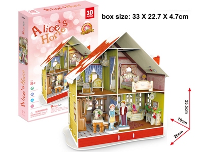 Puzzle 3D Casa di Alice
