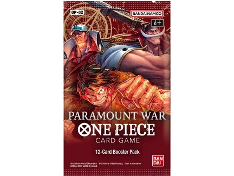Bustina One Piece Card Game OP-02: Paramount War - Gioco da Tavolo