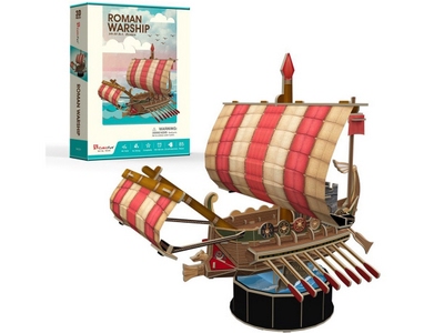 Modello 3D Nave da Guerra Romana
