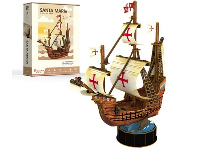 Puzzle 3D Caravella Santa Maria