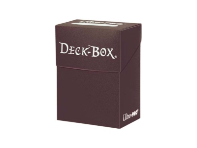 Ultra Pro Deck Box Brown 80+