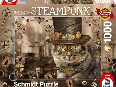 Puzzle: Gatto Steampunk 1000 pezzi
