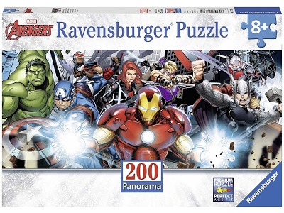 Puzzle Avengers Panorama 200 pezzi