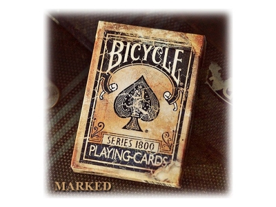 Bicycle Vintage series 1800 Dorso Blu Marked
