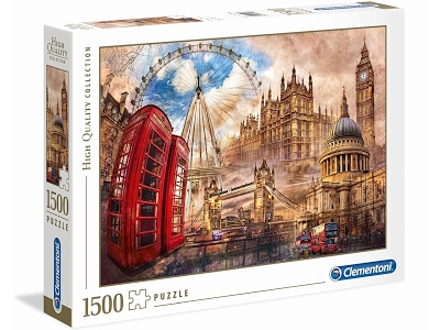 Puzzle Londra Vintage 1500 pezzi