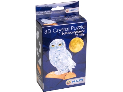 Crystal Puzzle Gufo Trasparente