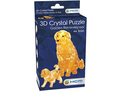 Crystal Puzzle: Coppia di Golden Retriever