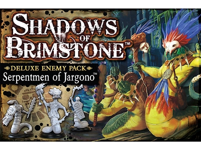 Shadows of Brimstone: Serpentmen of Jargono – Deluxe Enemy Pack [Expansion]