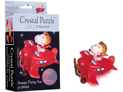 Crystal Puzzle Snoopy sull'Aereo