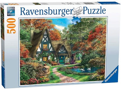 Puzzle Cottage in autunno da 500 Pezzi