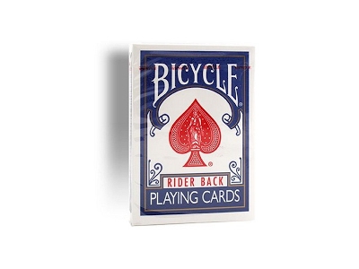 Bicycle Old Case - formato poker dorso blu