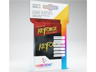 KeyForge Black Logo Sleeves
