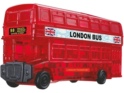 Crystal Puzzle: Bus di Londra Rosso