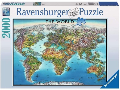 Puzzle Mappa del Mondo 2000 pezzi