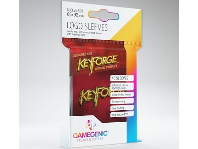 KeyForge Red Logo Sleeves