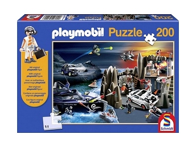 Puzzle Playmobil Agente Segreto 200 pezzi