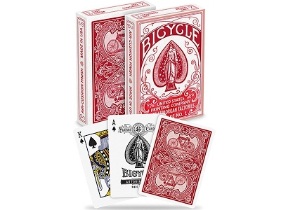 Bicycle Autobike No. 1 Playing Cards Dorso Rosso