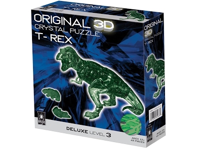 Crystal Puzzle: Dinosauro T-Rex (verde)