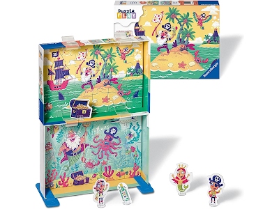 Puzzle & Play - L'isola del pirata 2 x 24 pezzi