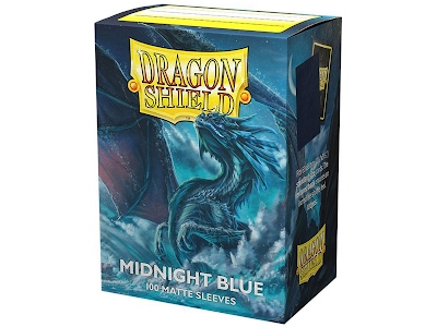 Dragon Shield Standard Sleeves - Matte Midnight Blue (100 Sleeves)