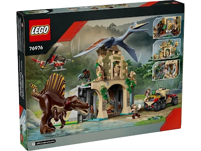 Lego Jurassic World 76976 Missione aerea con Spinosauro e Quetzalcoatlus