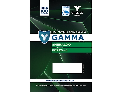 Bustine Gamma - SMERALDO 100 (60 x 92)