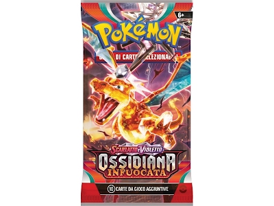 Pokémon Gioco di carte collezionabili: Scarlatto e Violetto Ossidiana Infuocata - Bustina