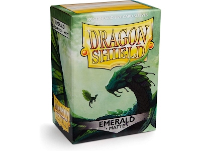 Dragon Shield Standard Sleeves - Matte Emerald (100 Sleeves)