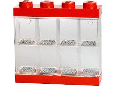 Espositore LEGO Minifigure 8 Posti Rosso