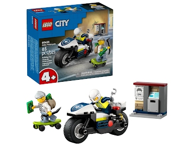 Lego City 60455 Inseguimento della moto della Polizia