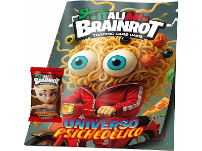Skifidol Italian Brainrot Tcg Universo Psichedelico Album Raccoglitore