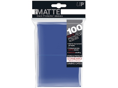 Ultra Pro - Matte Blue Standard Deck Protectors 100 pz