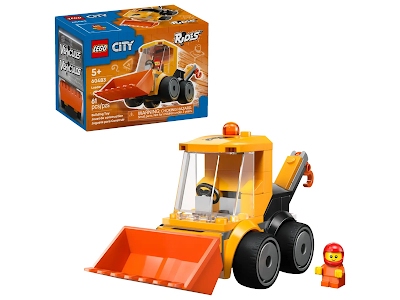 Lego City Rides 60483 Veicoli – Ruspa da cantiere