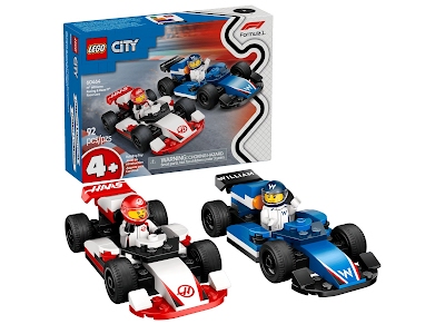 Lego City 60464 Monoposto Williams Racing e Haas F1