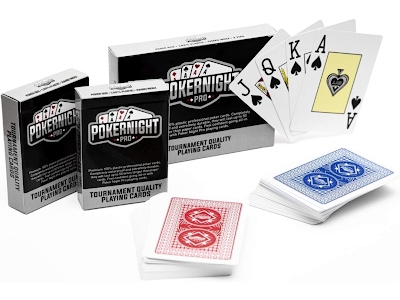 Poker Night Pro – 2 Mazzi di Carte da Poker Texas Hold'em