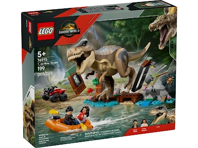 Lego Jurassic World 76975 Fuga sul fiume dal T. Rex