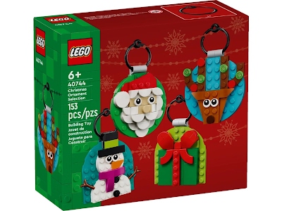 Lego Icons 40744 Selezione di decorazioni natalizie