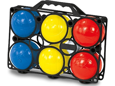 Set 6 bocce piene da spiaggia