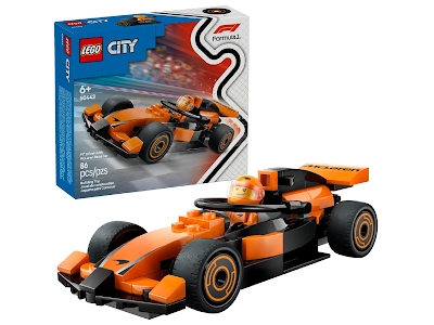 Lego City 60442 Pilota e monoposto McLaren F1