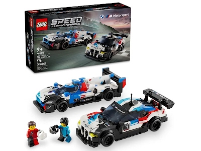 Lego Speed Champions 76922 Auto da corsa BMW M4 GT3 e BMW M Hybrid V8