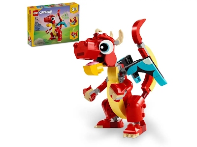 Lego Creator 31145 Drago rosso