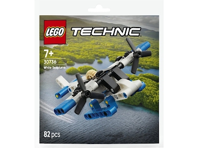 Lego Technic 30736 Polybag Idrovolante Bianco