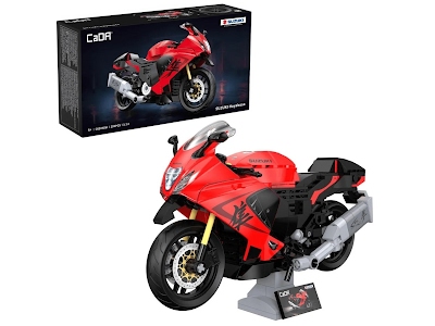 Cada Costruzioni Moto Suzuki Hayabusa Modellino 1:12 - 299 Pezzi