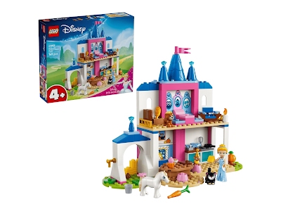 Lego Disney 43283 Castello degli amici animali di Cenerentola